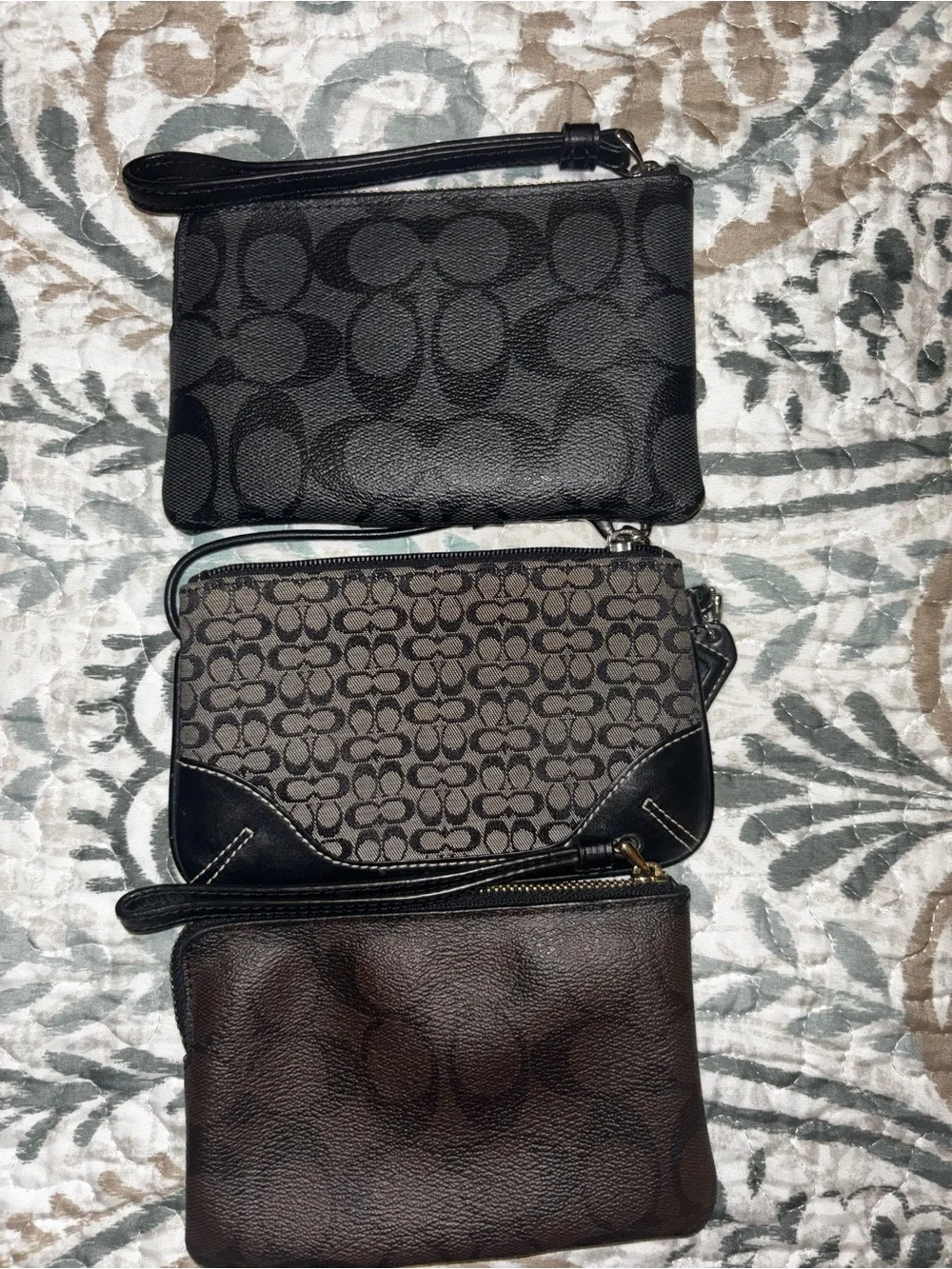 Coach  Wristlet Bundle